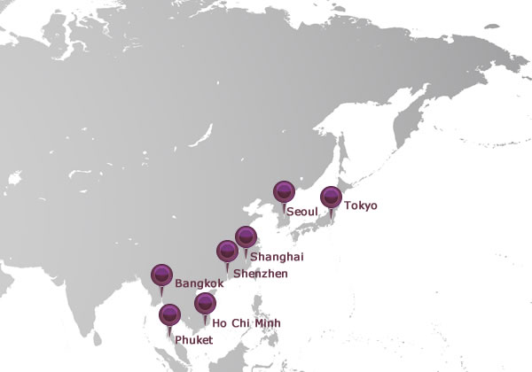 Faulkner International Office locations