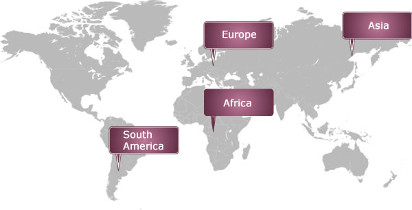 Faulkner International worldwide locations